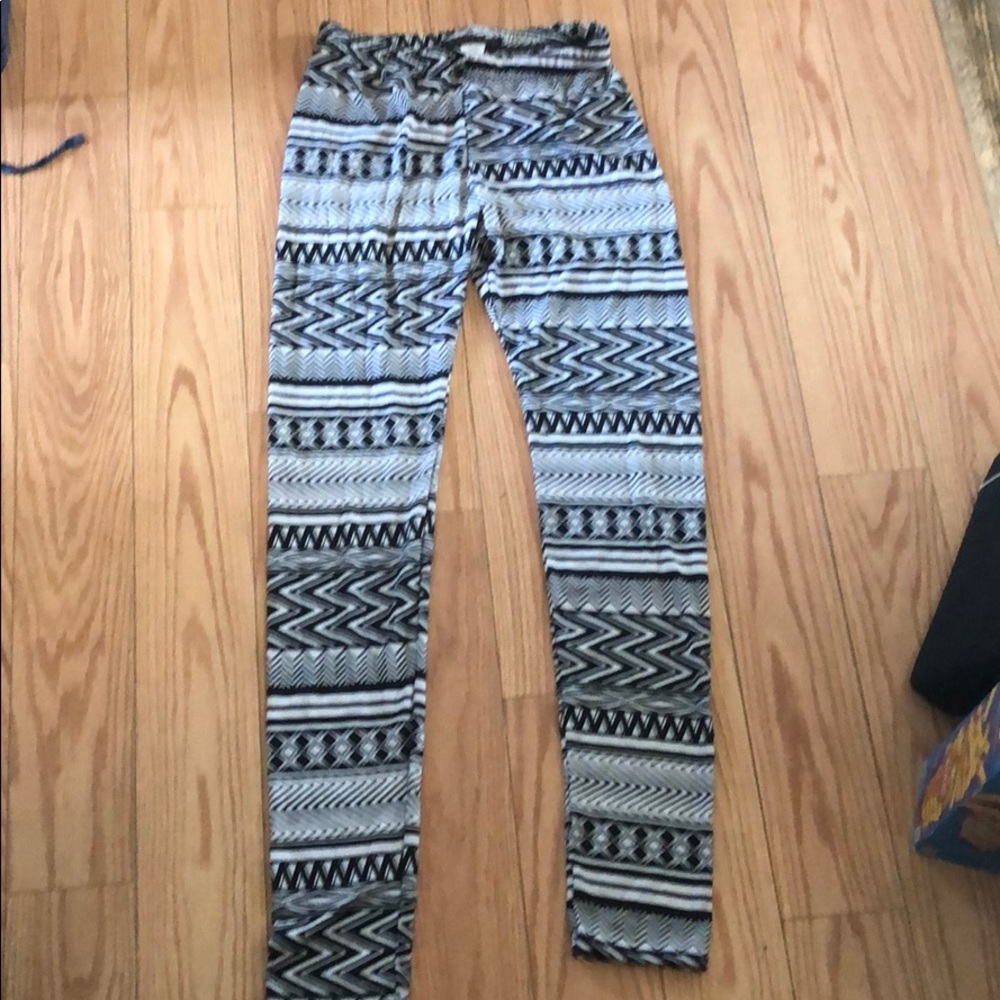 Milkyway Black/White Print Leggings